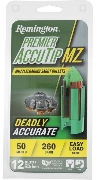 REM ACCUTIP MZ 50CAL 260GR SABOT 12RD - Sale